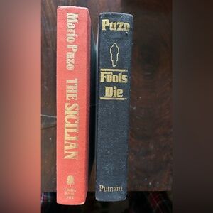 Two  Hardcover Books by Mario Puzo